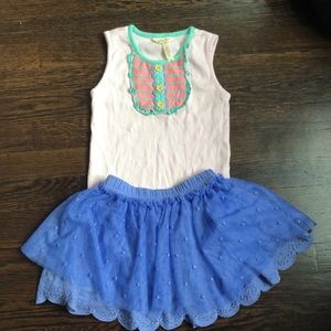 Matilda Jane tank top and skirt
